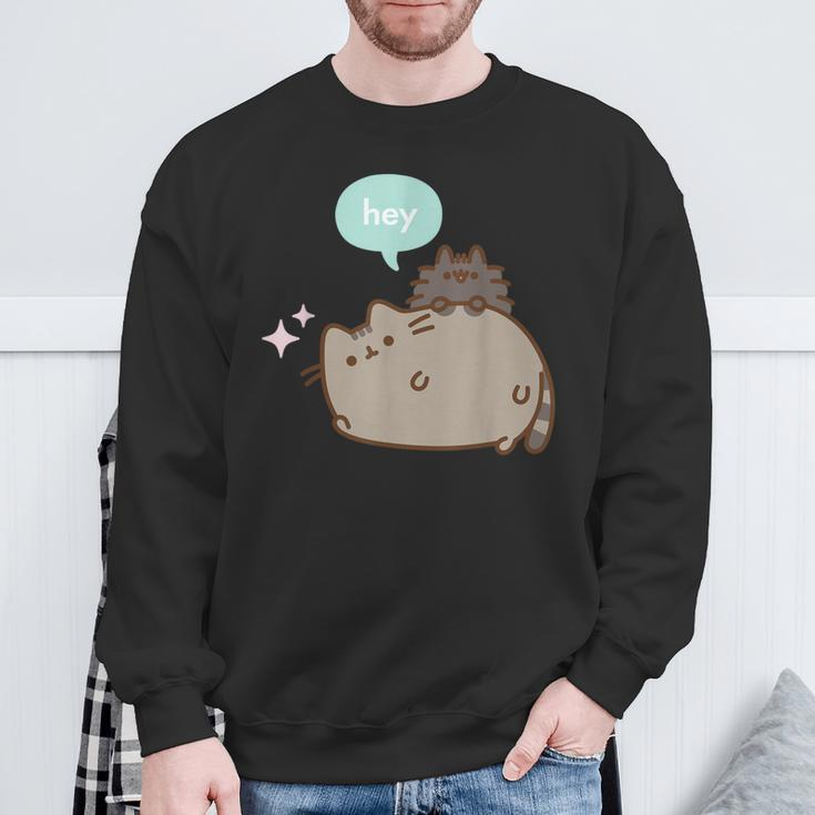 Pusheen Hey With Pip Sweatshirt Geschenke für alte Männer