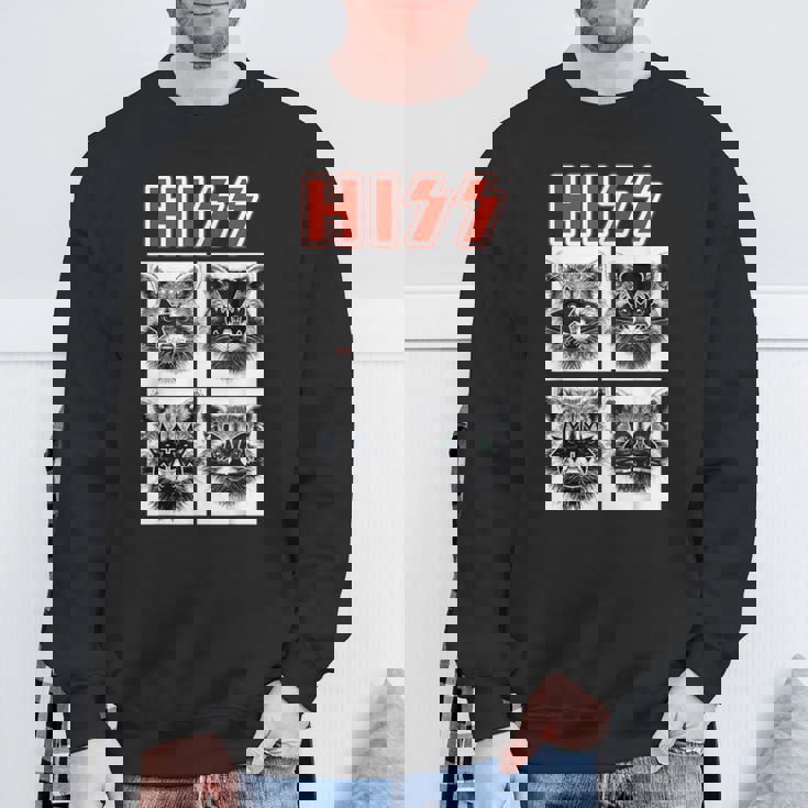 Raccoon Rock Music Sweatshirt - Band Concert Style for All Ages Gifts for Old Men