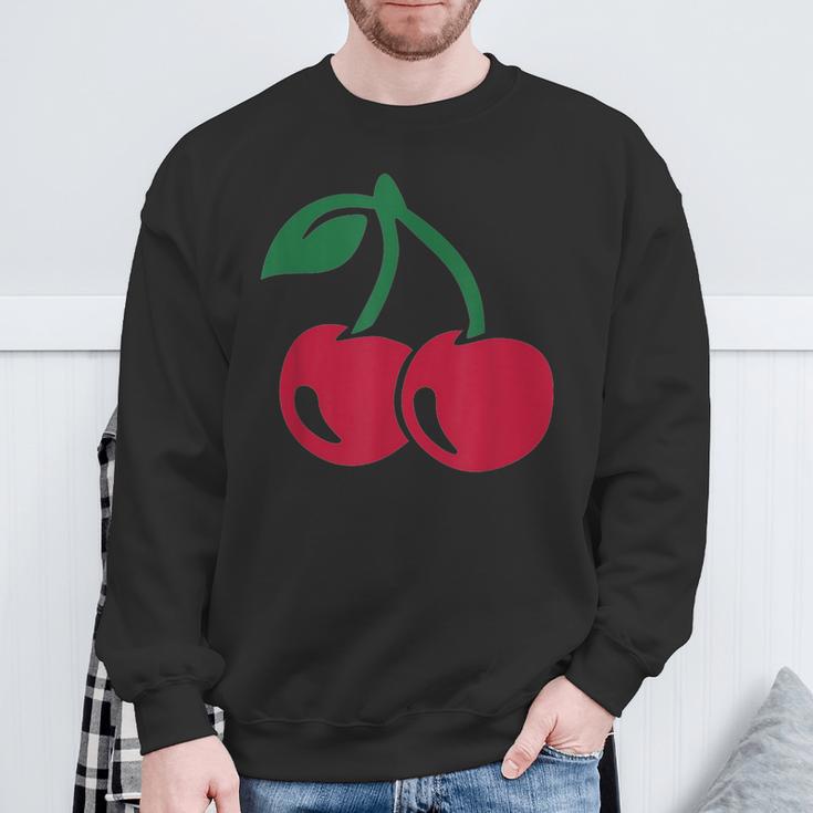 With Red Cherry Sweatshirt Geschenke für alte Männer