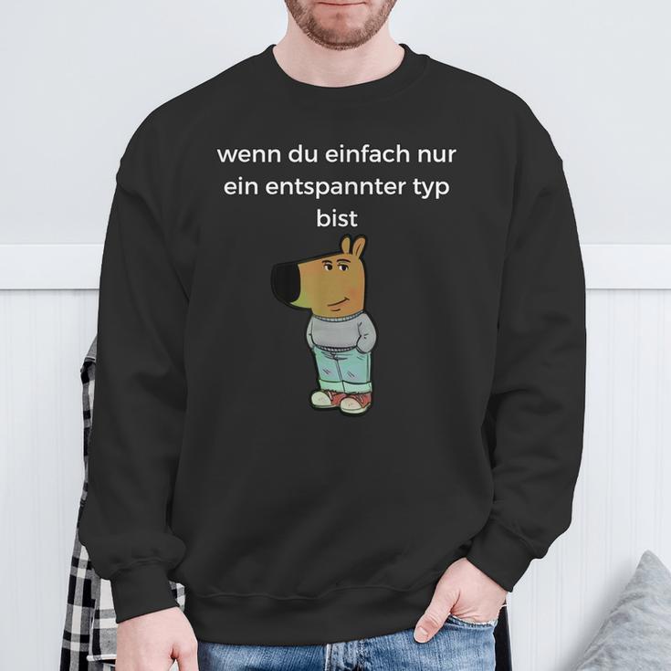 Relaxed Type Meme Chill Type Sweatshirt Geschenke für alte Männer