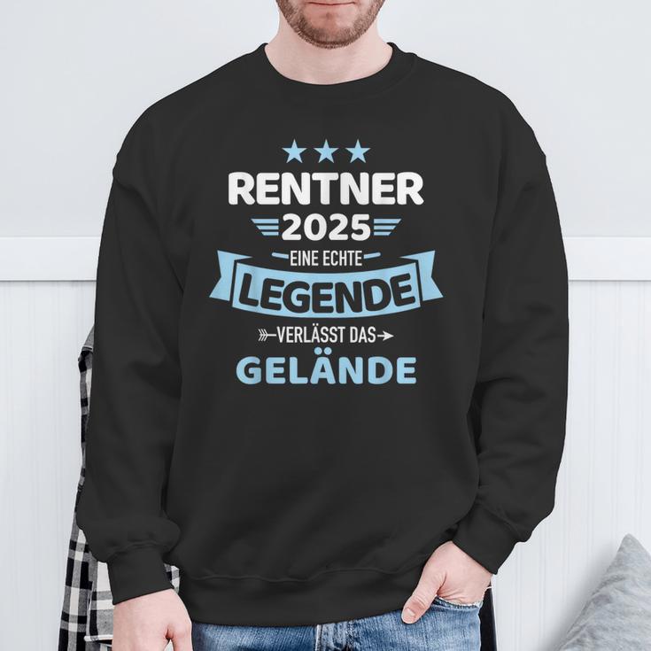 Rentner 2025 Legend Leaves Terrain For Retirement Sweatshirt Geschenke für alte Männer