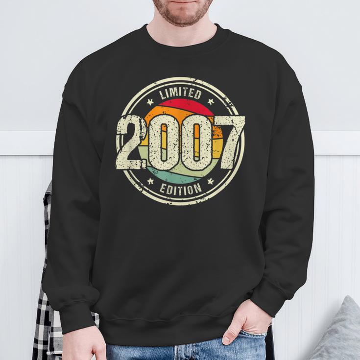 Retro 16 Yearsintage 2007 Limited Edition 16Th Birthday Sweatshirt Geschenke für alte Männer