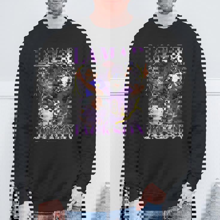 Retro Lamar Jacks0n Vintage 90S Graphic Sweatshirt Gifts for Old Men