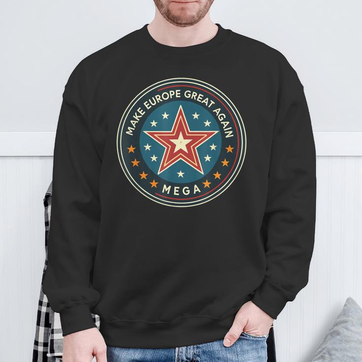 Retro Megaintage Make Europe Great Again Sweatshirt Geschenke für alte Männer