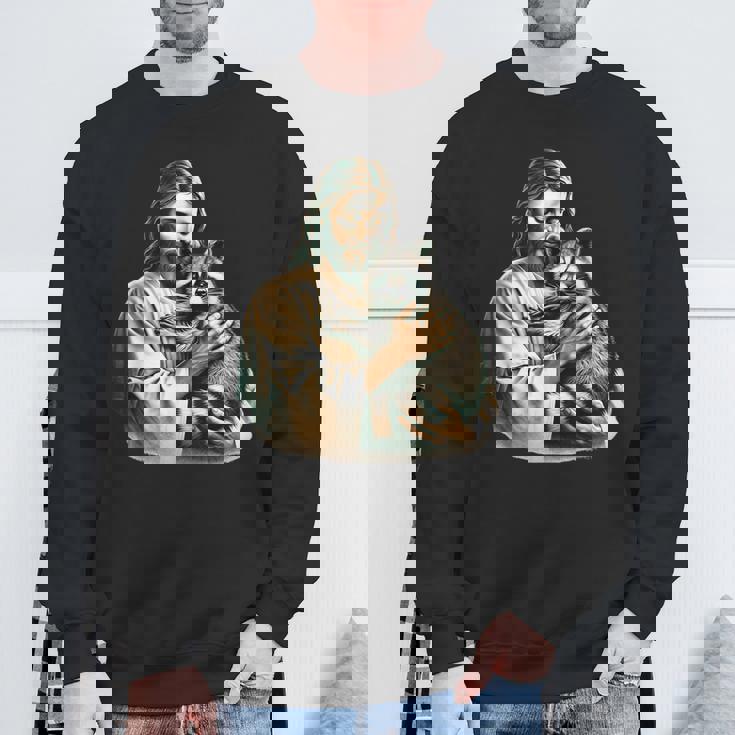 Retro Raccoon Sweatshirt with Sunglasses for Animal Lovers Gifts for Old Men