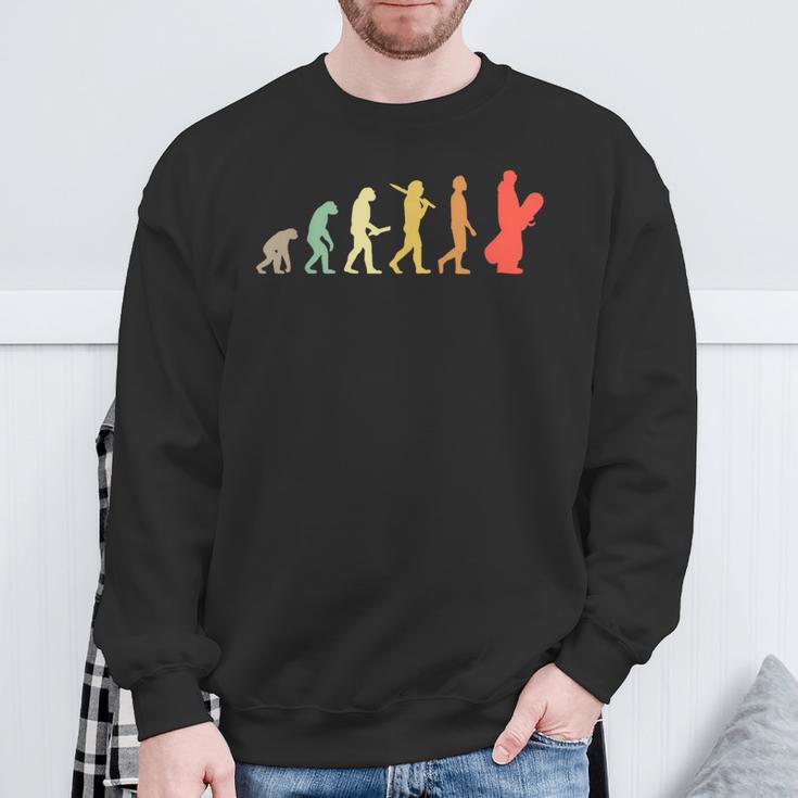 Retro Snowboard Evolution For Snowboarder Sweatshirt Geschenke für alte Männer