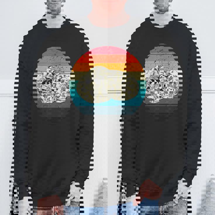 Retro Vintage Hognose Snake With Sunglasses Herpetology Sweatshirt Gifts for Old Men