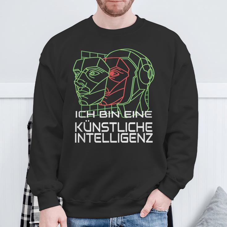 Robot Costume Artificial Intelligence Ai Technology Carnival Sweatshirt Geschenke für alte Männer