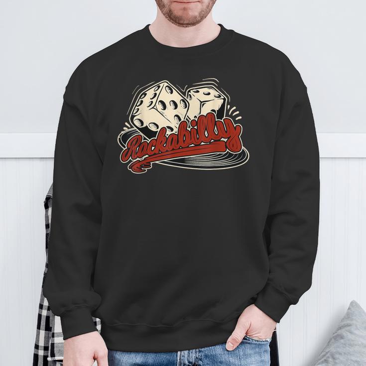 Rockabilly Rock Music Retro Cubeinyl 1950S Rocker Sweatshirt Geschenke für alte Männer