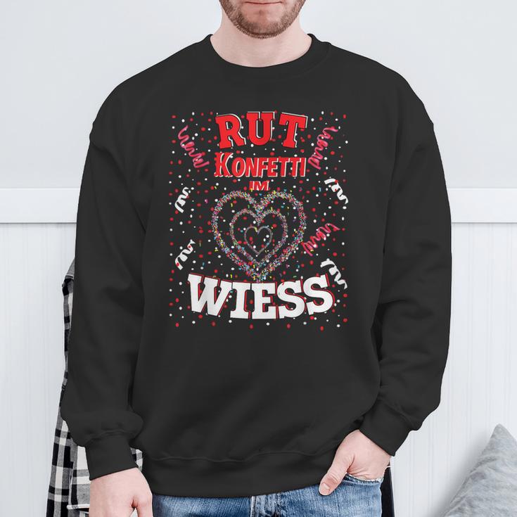 Rut Wiess Carnival Costume Cologne Red Confetti In Heart Sweatshirt Geschenke für alte Männer