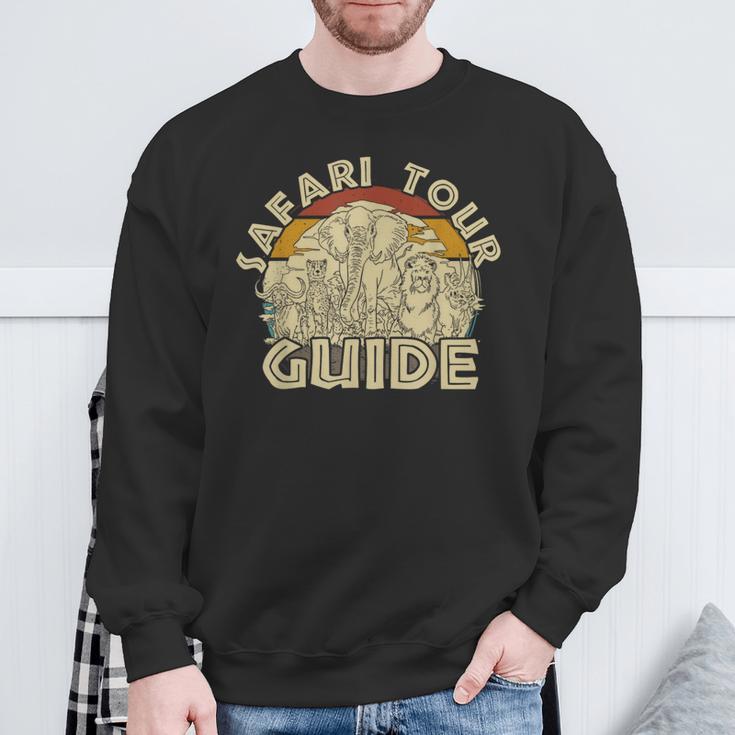 Safari Tour Guide Costume Safari Tourists Safari Holiday Sweatshirt Geschenke für alte Männer