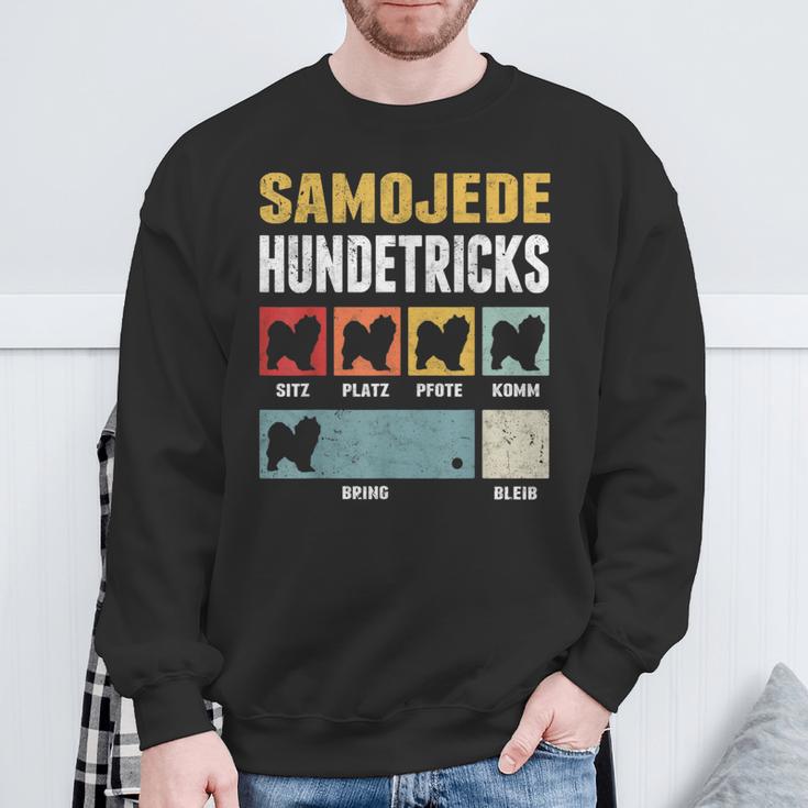 Samoje Dog Tricks Sweatshirt Geschenke für alte Männer