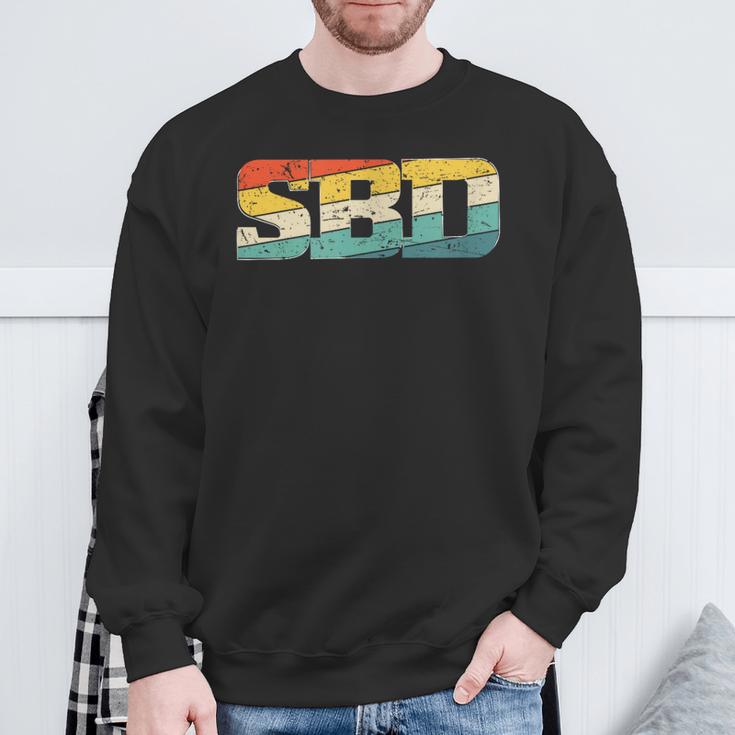 Sbd Squat Bench Deadlift Powerlifting Sweatshirt Geschenke für alte Männer