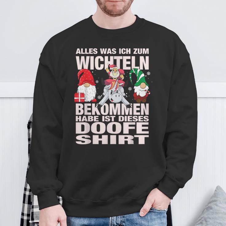 Secret Christmas Gnome Xmas Doofe Gnome Sweatshirt Geschenke für alte Männer