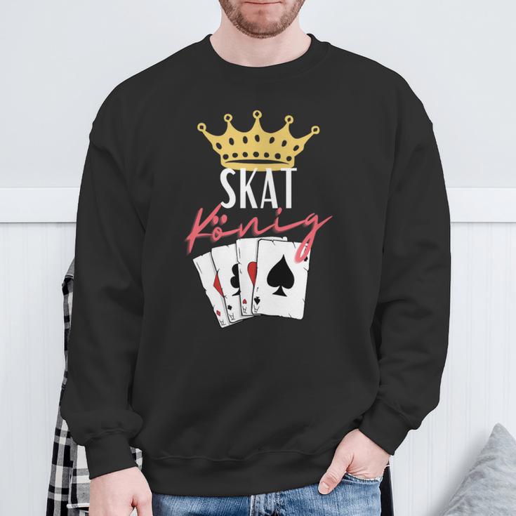 Skat König Sweatshirt Geschenke für alte Männer