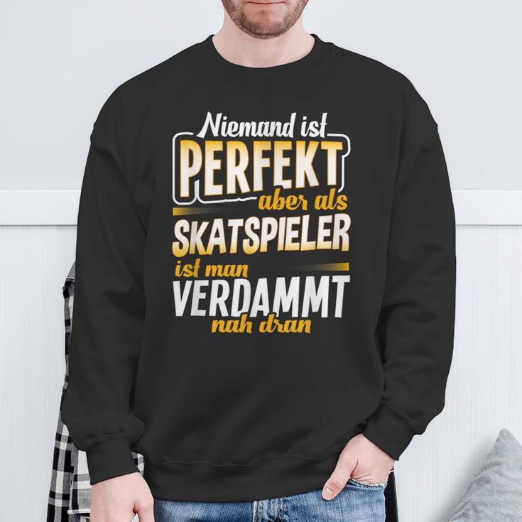 Skatspieler Skat Card Games Slogan Sweatshirt Geschenke für alte Männer