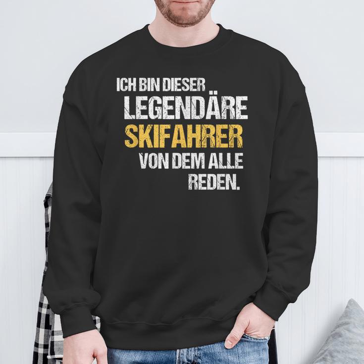 Skier Legend Ski Alpine Sweatshirt Geschenke für alte Männer