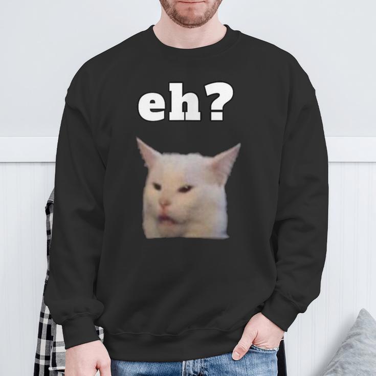 Smudge The Cat Dinner Cat Meme Sweatshirt Geschenke für alte Männer