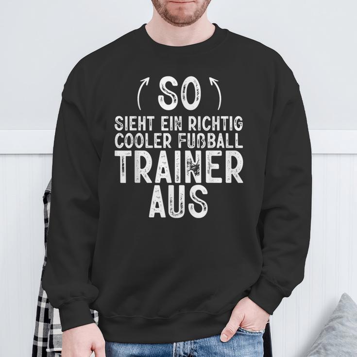 So Sieht Ein Richtig Football Trainer Football Sweatshirt Geschenke für alte Männer