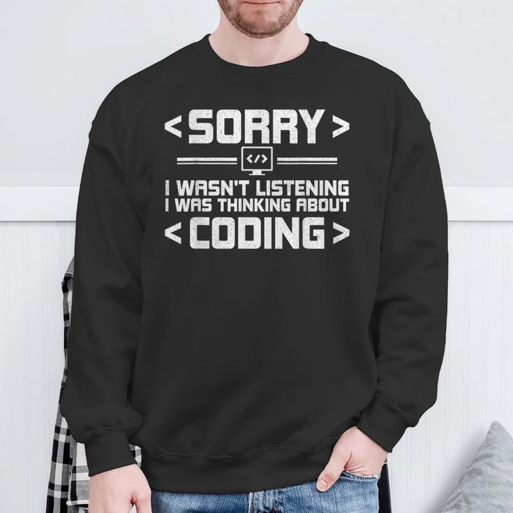 Software Computer Programmer Costume Nerds Science Coding Sweatshirt Geschenke für alte Männer