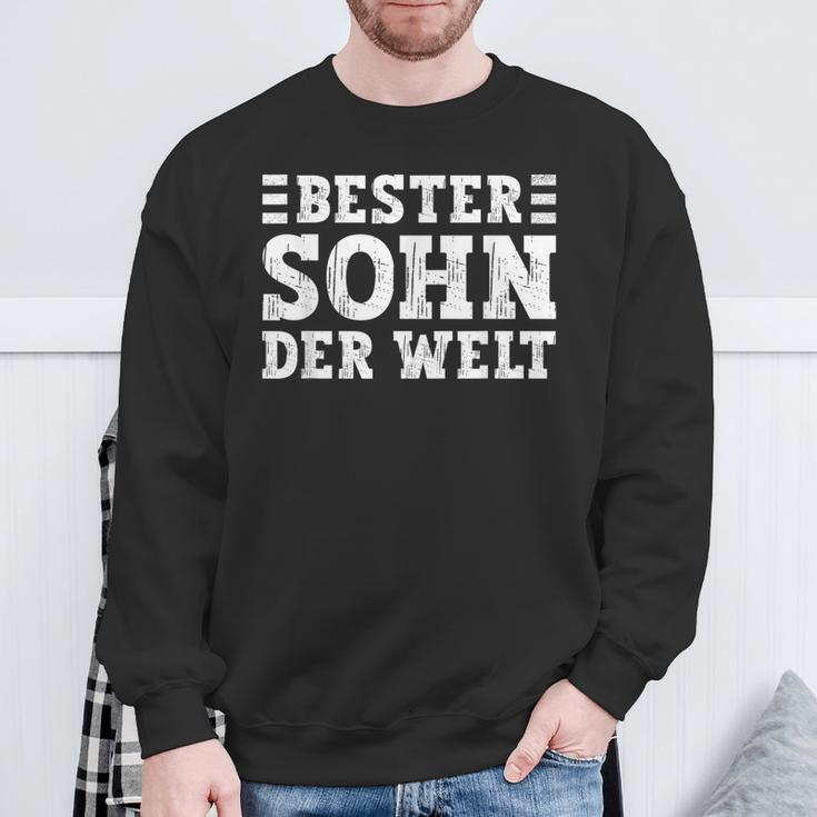 Sohnon Eltern Für Den Besten Sohn Der Welt German Langu Sweatshirt Geschenke für alte Männer