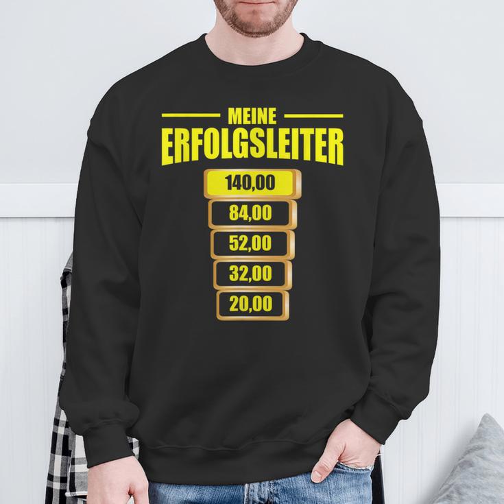 Spielothek Spielhalle Risikoleiter Meine Erfolgsleiter Sweatshirt Geschenke für alte Männer