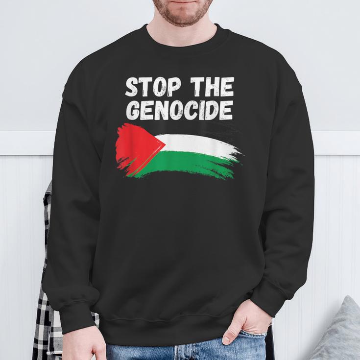 Stop The Flag Of Sweatshirt Geschenke für alte Männer