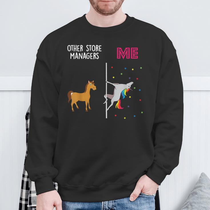 Store Manager Unicorn Others You Sweatshirt Geschenke für alte Männer