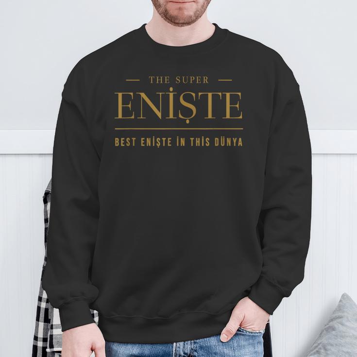 The Süper Eniste Turquoise Best Eniste In This Dünya Sweatshirt Geschenke für alte Männer