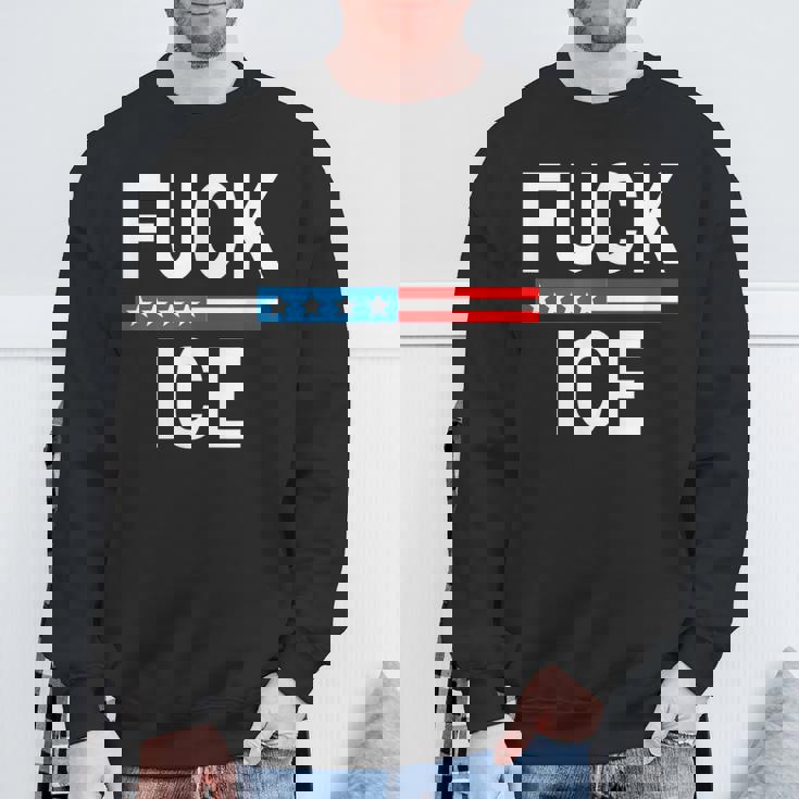 Support Immigrants Fuck Ice Sweatshirt Gifts for Old Men