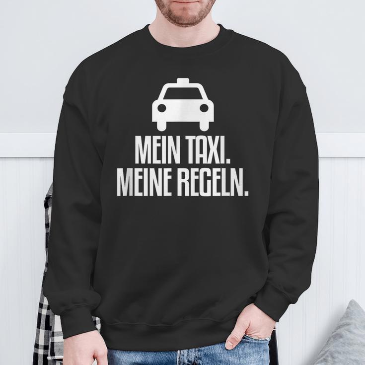 My Taxi My Rules Taxi Driver Sweatshirt Geschenke für alte Männer