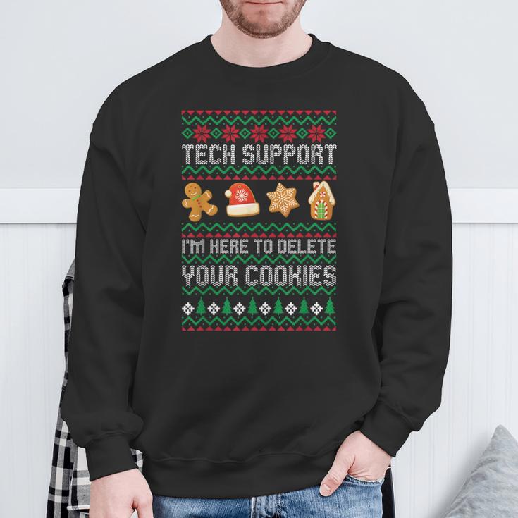 Tech Support Sweatshirt Geschenke für alte Männer