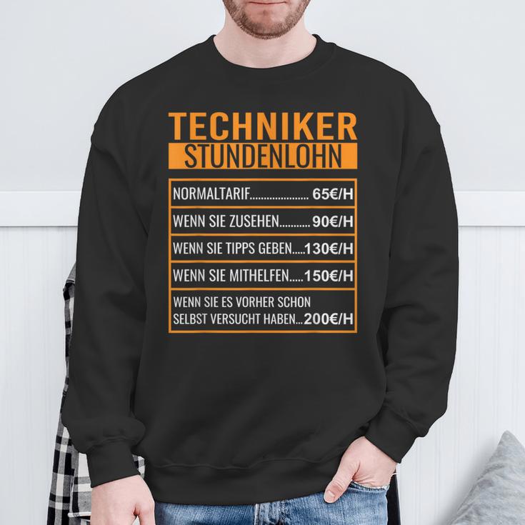 It Techniker Stundenlohn Techniker Sweatshirt Geschenke für alte Männer