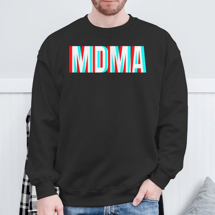 Techno Rave And Festival Celebration Mdma Sweatshirt Geschenke für alte Männer