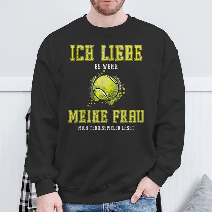 Tennis Player Tennis Sweatshirt Geschenke für alte Männer