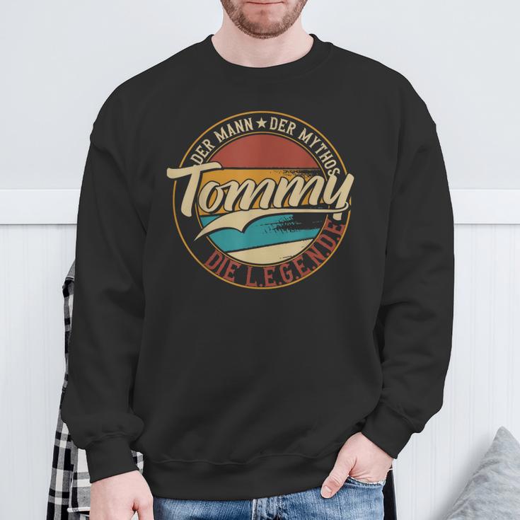 Tommy The Man Of Myth The Legend First Name Sweatshirt Geschenke für alte Männer