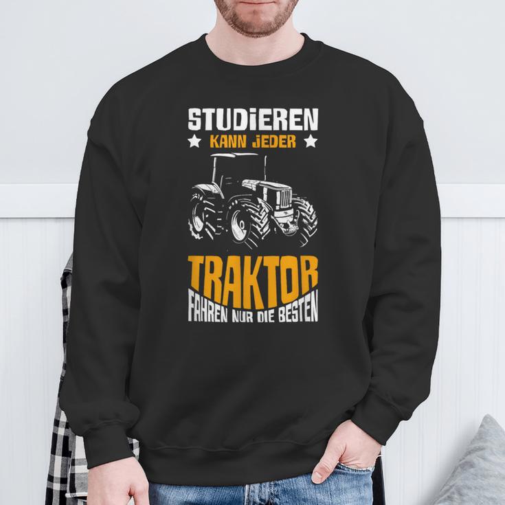 Tractor Driving The Best Farm Farmer Boys Sweatshirt Geschenke für alte Männer