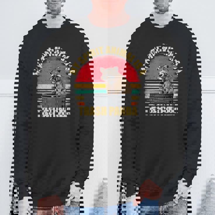 Trash Panda Spirit Animal Sweatshirt - Raccoon Enthusiast Gift Gifts for Old Men