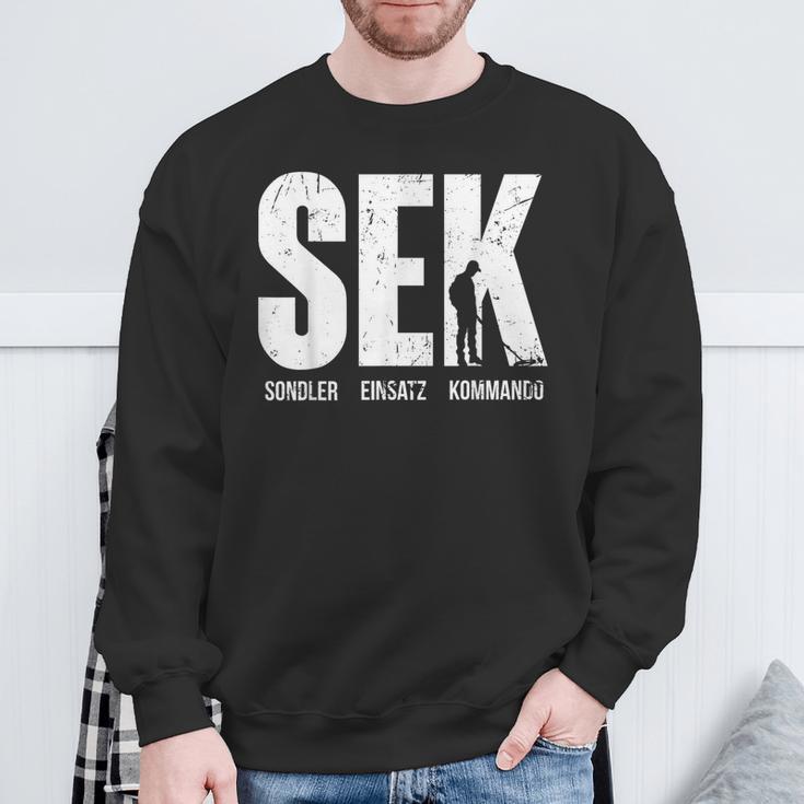 Treasure Hunt With Metal Detector Sondler Sweatshirt Geschenke für alte Männer