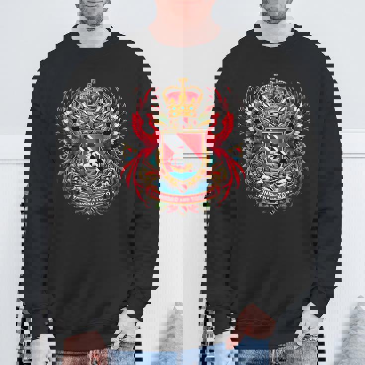 Trinidad & Tobago Clothing Trinidad Souvenir Trinidad Flag Sweatshirt Gifts for Old Men