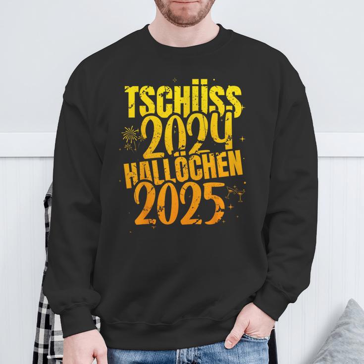 Tschüss 2024 Hallöchen 2025 New Year's Eve New Year Holidays Sweatshirt Geschenke für alte Männer