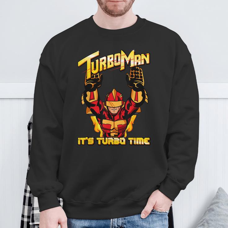 Turbo Man It's Turbo Time Sweatshirt Geschenke für alte Männer