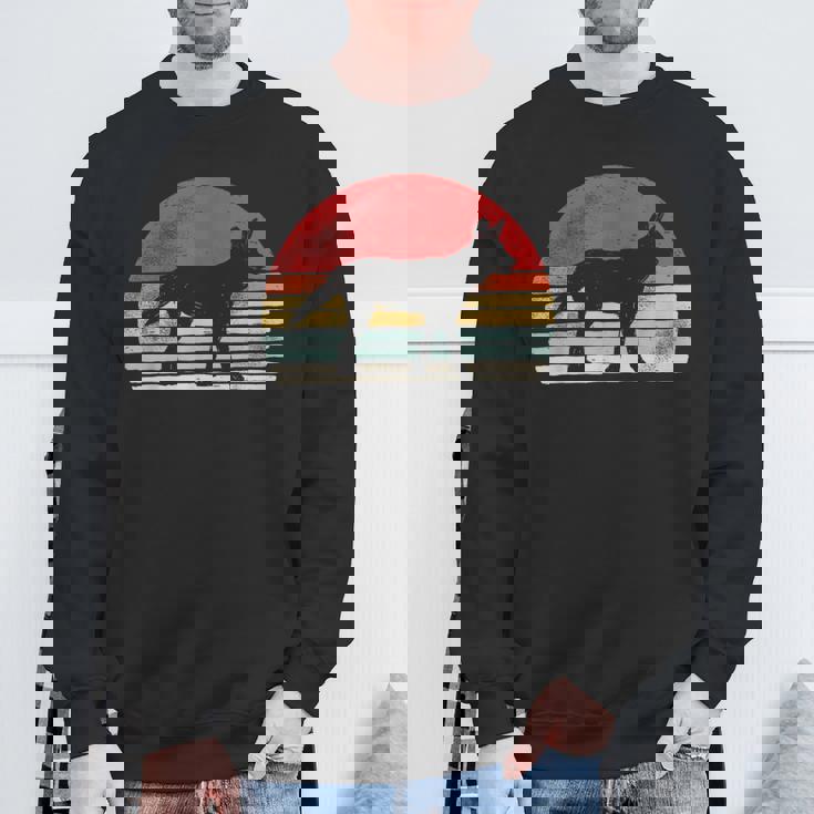Vintage African Wild Dog The Painted Wolf Cape Hunting Dog Sweatshirt Gifts for Old Men