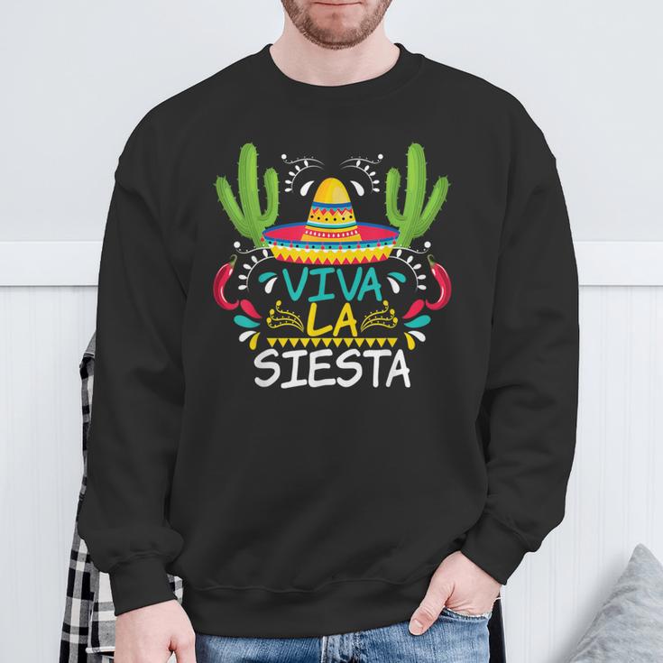 Viva La Siesta Cinco De Mayo Mexican Sweatshirt Geschenke für alte Männer