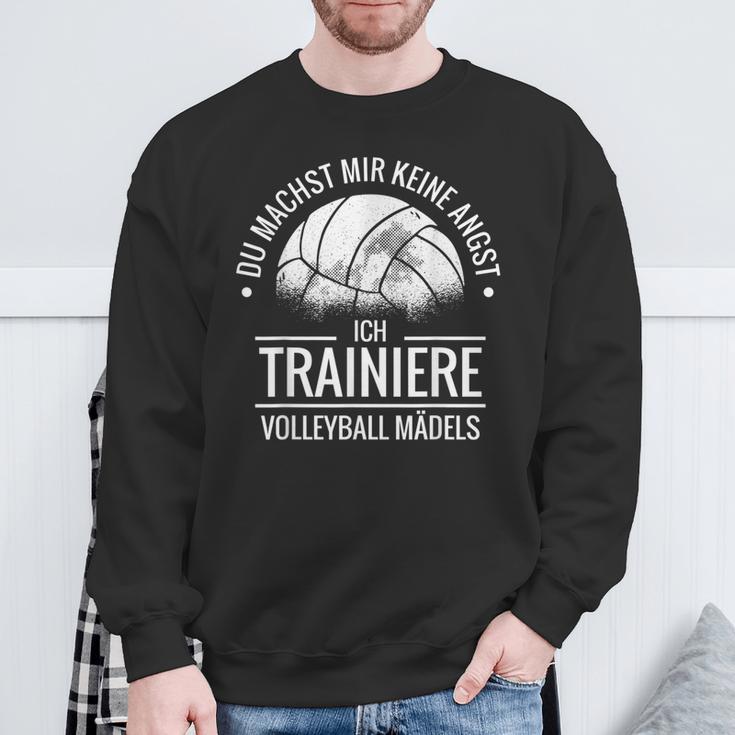 Volleyball Trainer Sweatshirt Geschenke für alte Männer