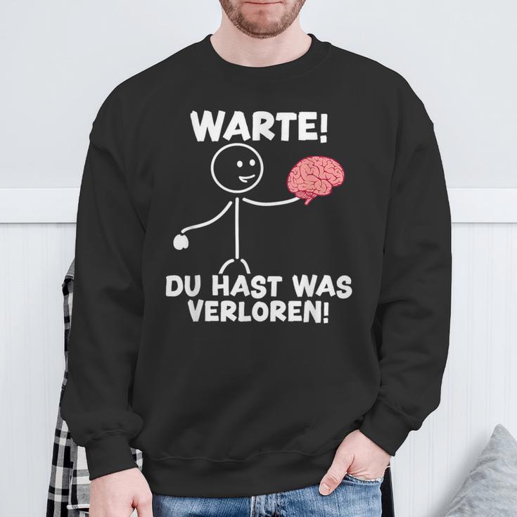 Warte Du Hast Waserloren Lustiger Spruch Sweatshirt Geschenke für alte Männer