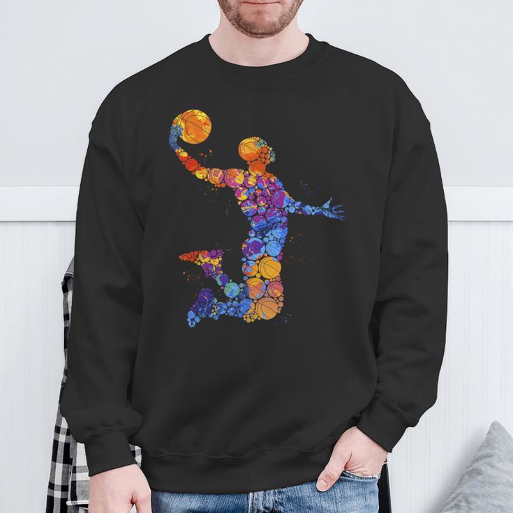 Young Basketball Graphic Player Sweatshirt Geschenke für alte Männer