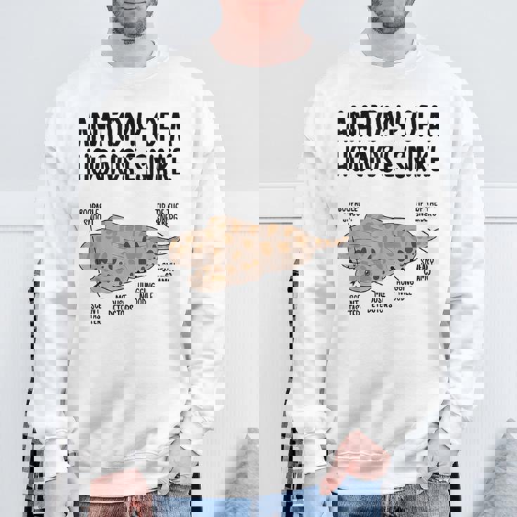 Anatomy Of A Hognose Snake Owner Hognose Snake Lover Sweatshirt Gifts for Old Men