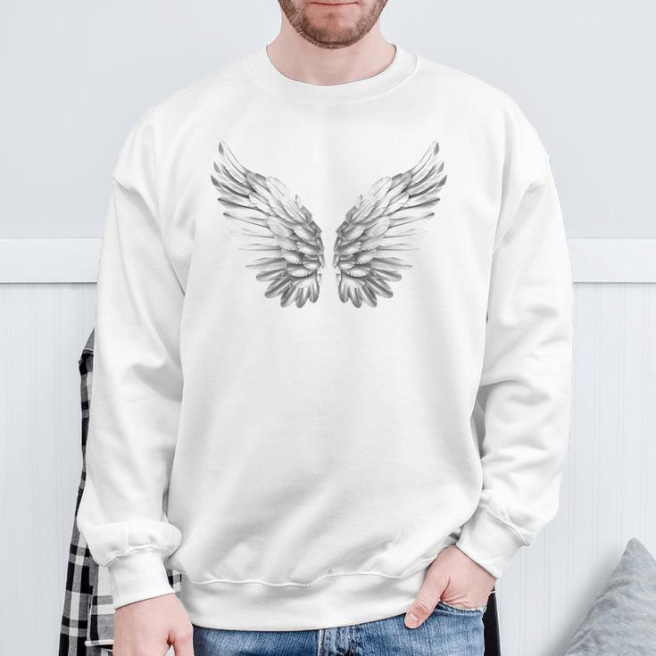 Angel Wings Angel Wings Angel Wings Angelwings Angel Sweatshirt Geschenke für alte Männer