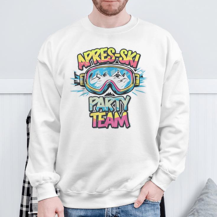 Apres Ski Party Team Lustges Hütten Party Urlaubs Outfit Sweatshirt Geschenke für alte Männer